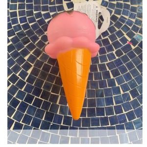 Ice Cream Cone Dog Squeak Toy